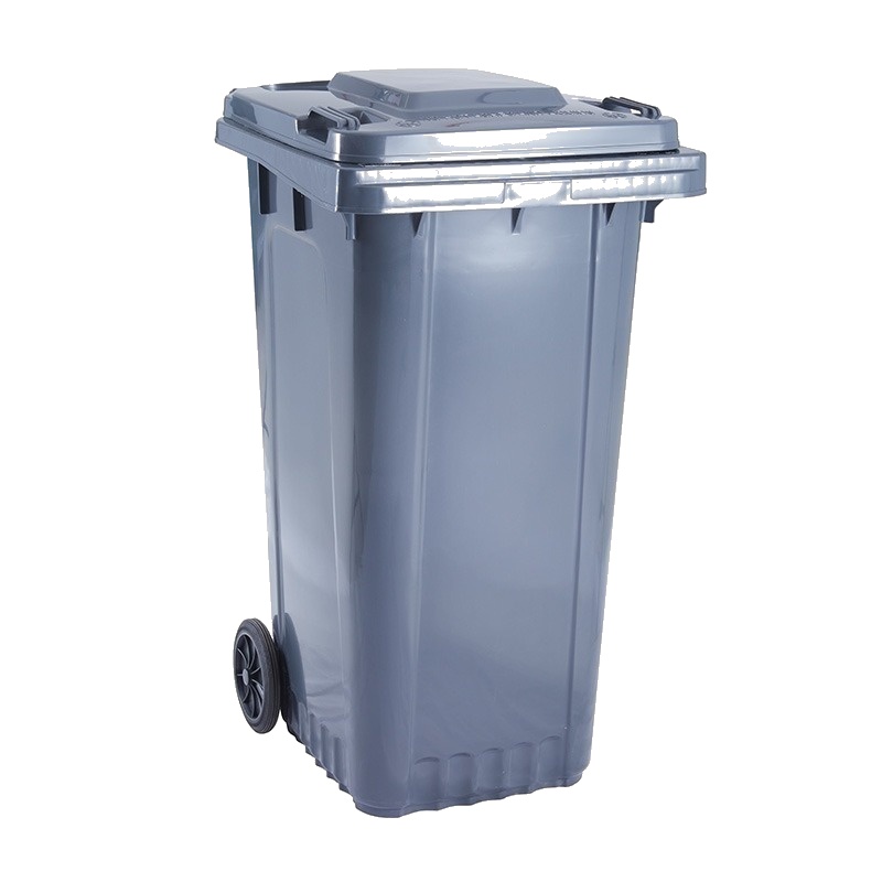 240L Tam Renkli Plastik Çöp Konteyneri