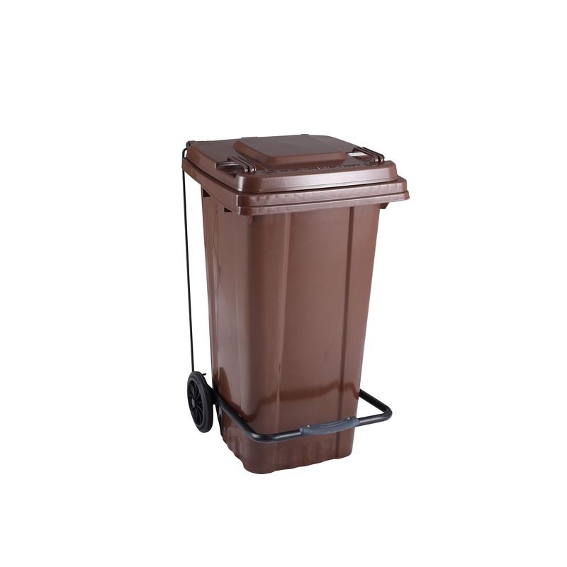 120L Plastik Pedallı Çöp Konteyneri